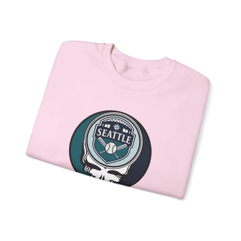 Grateful Dead - Seattle Mariners Grateful Dead Stealie Crewneck Sweatshirt - MLB - StealieShop